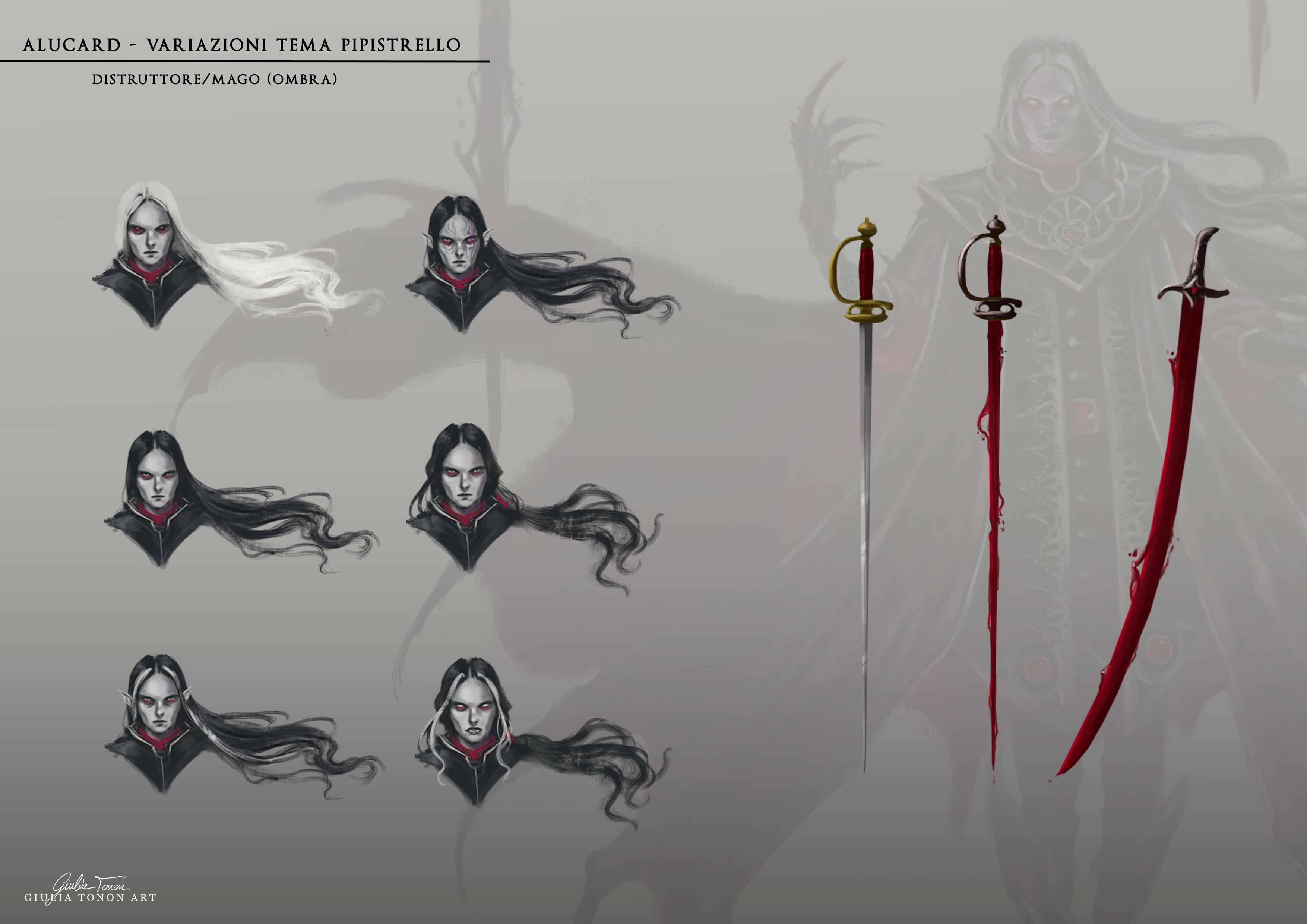 Head and weapons variations